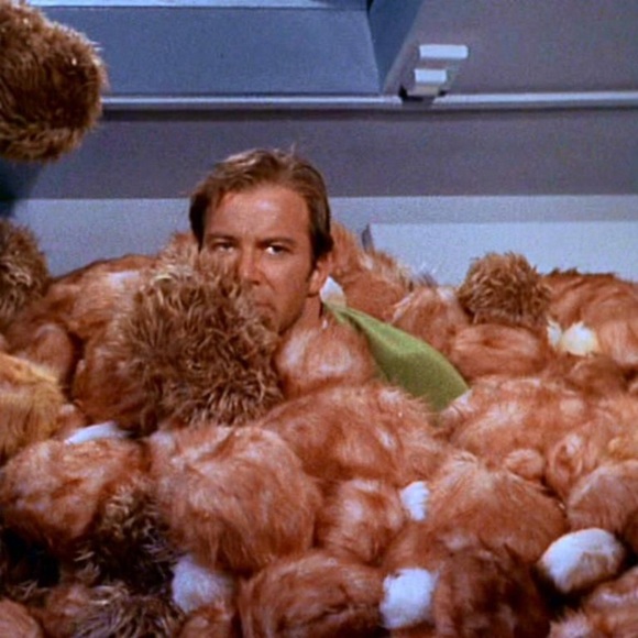 Hallmark Keepsake the Trouble with Tribbles and Pin - Picture 6 of 8